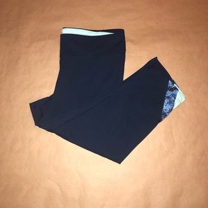UnderArmour Blue Workout Capris